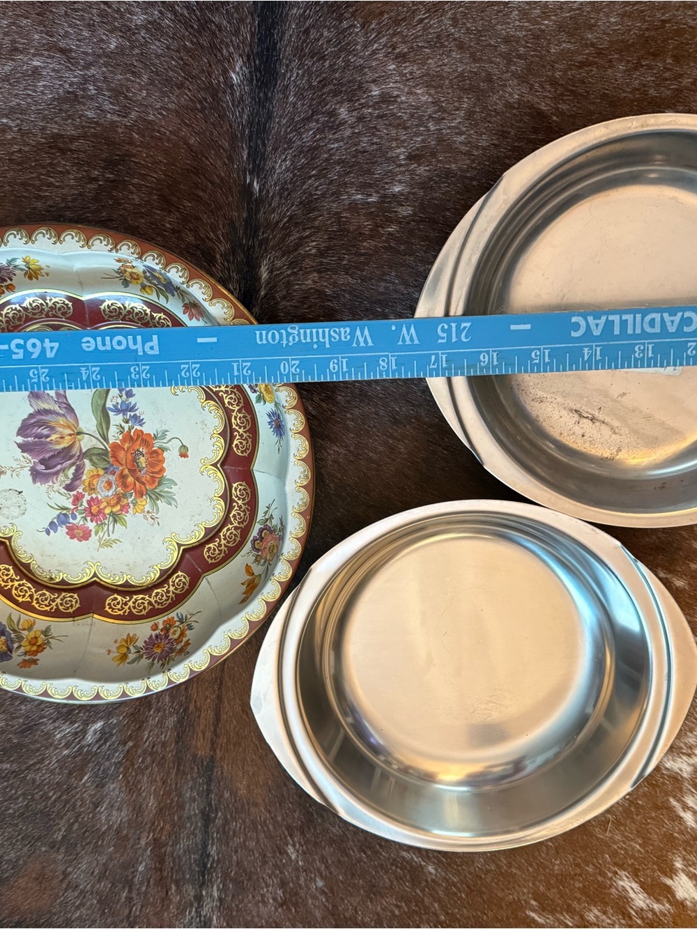 Royal Albert Floral Gold and Cream Decorative Bowl